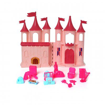 Toyzone Dora Doll House-45946 Play Set for Girls Role Play Set Doll House with Furniture Doll House Play Set for Kids for Kids Age 3+