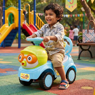 Toyzone Impex Pvt Ltd Toyzone Duck Pilot Baby Ride on - Blue | Car for Kids 