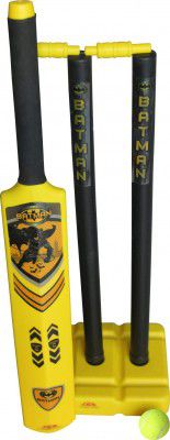 Toyzone Kids Cricket Bat Set with Wickets| Bat and Ball | Sports Training Set for Young Children Age 3-8 Years