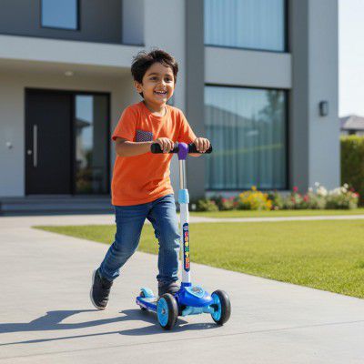 Toyzone Kids Kick Scooter – Foldable & Adjustable