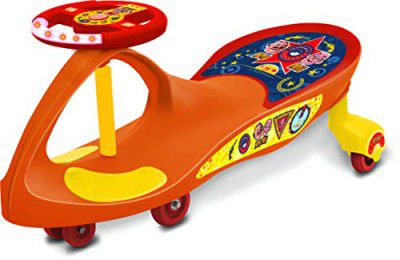 Toyzone Motu Patlu Premium Magic Car-51558 | Ride-on Car | Push Car | Swing Car | Comfortable & Durable Seats | Elegant Design | Twister Ride on | Magic Toy Car | for Kids Age 2+Swing Car |