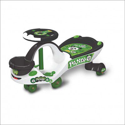 TOY ZONE Eco Panda Magic Car Swing Car | Baby Car | Kids Car | Toy Car | Push Car | Ride On Car With Music And Horn, White