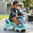 Toyzone Vroom Magic Car | Kids Swing Car,Twister Ride On | No Battery, No Pedal | Safe & Sturdy | Indoor & Outdoor Push Ride on for Kids | 2-10 Years, 50 Kg Capacity...