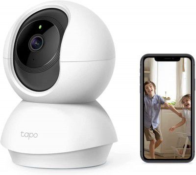TP-LINK 360° 3MP (2304 × 1296) Ultra-High-Definition Video Pan/Tilt Smart Wi-Fi Security Camera
