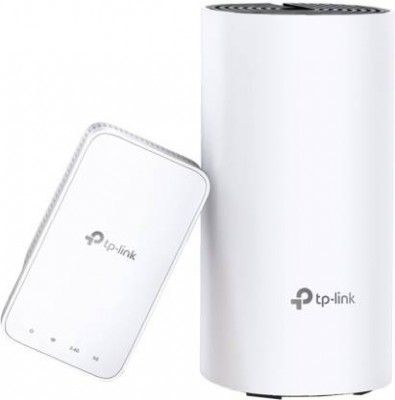TP-Link Deco M3 (2-Pack) 1200 Mbps Mesh Router  (White, Dual Band)