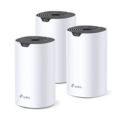 TP-Link Deco S7 AC1900 Whole Mesh Wi-Fi System Smart Router |1900 Mbps Dual-Band with Gigabit Ports |1.2 GHz CPU |Work with Amazon Alexa |Parental Controls |Pack of 3| White
