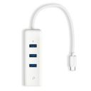 TP-Link UE330C USB 3.0 Type-C 3-Port Gigabit Ethernet Network Adapter RJ45 LAN Wired Hub...