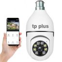 TP-Plus Wi-Fi Camera CCTV Camera 1080p Wireless PTZ Bulb Shape V380 Pro | Indoor 360° Smart Home Security Camera Light Vision 24x7 Continuous Recording with Motion Sensor LED Lights...