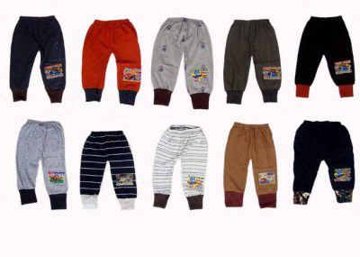 Track Pant For Baby Boys & Baby Girls (Multicolor, Pack of 10)