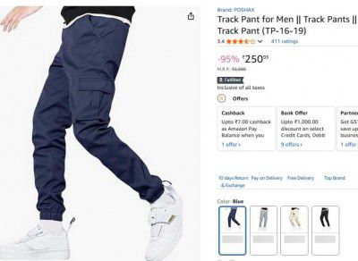 Track Pant for Men | (TP-16-19)
