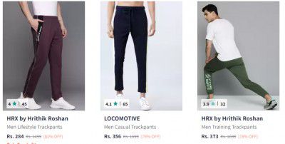 Track Pants Men Upto 81% Off | Starts At Rs 284 
 