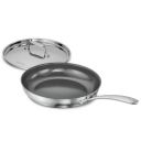 TRAMONTINA Fusao Healthy Triply Ceramic 20Cm Frypan Ex+ with Ss 304 Lid I 10 Year Warranty...