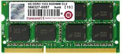 Transcend 4GB DDR3-1333/PC3-10600 (TS512MSK64V3H) Laptop RAM