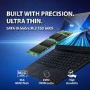 Transcend MTS600 64GB M.2 SATA III 2260 MLC Internal Solid State Drive (TS64GMTS600)...