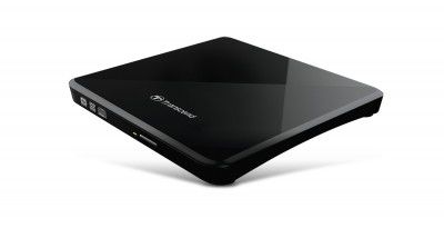 Transcend Slim Portable External USB DVD Writer Drive (TS8XDVDS-K)