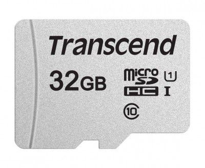 Transcend USD300S A1 32GB UHS-I U1 Class 10 Micro SD Memory Card up to 100/20 MB/s (TS32GUSD300S)