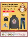 TransOurDream Dark 2.0 - Iron on Heat Transfer Paper for Dark T Shirts & Fabrics...