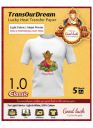 TransOurDream Light 1.0 - Heat Iron on Transfer Paper for Light and White Fabrics (5 Sheets, A4) Transfers Paper Iron-on for Light T-shirts Printable Heat Vinyl Transfer for Inkjet Printer...