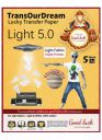 TransOurDream Light 5.0 Iron on Heat Transfer Paper for Light Fabric (5Sheets,A4, Light 5.0) Iron-on Transfers Paper for White T-Shirts Printable Heat Transfer Vinyl for Inkjet Printer(TRANS-L5-5)...