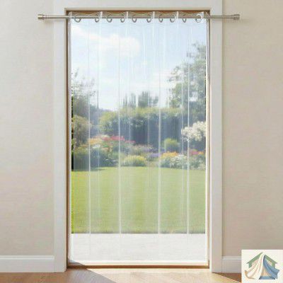 Transparent PVC AC Curtain for Window 5 Feet, Pack of 1