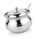 Trapti kitchenware Stainless Steel Ghee Pot - 200 ml, Silver...