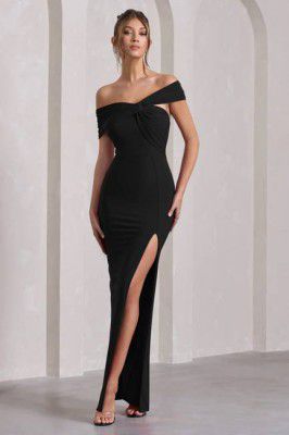 Traquila Casual Sleeveless Solid Women Black Top