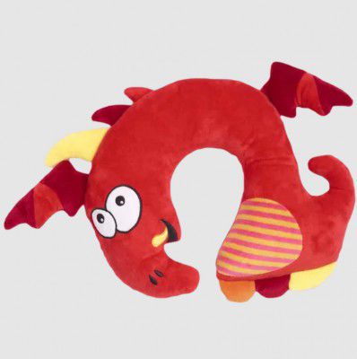 TRAVEL BLUE Tobi The Dragon Polyester Neck Pillow (Soft and Comfortable, Multicolor)
