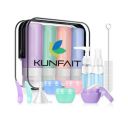Travel Bottles for Toiletries Set of 15- Squeezeable, Leak-Proof, Refillable, 90ml...