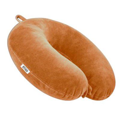 Travel Neck Pillow for Men & Women | Soft Fibre Cushion for Flight