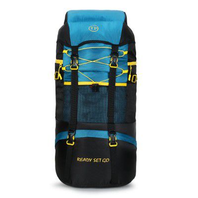 TRAVEL POINT 70L Waterproof Rucksack Bag for Hiking, Trekking, Camping Rucksack with Shoe Compartment, Tourist, Mountain & Climbing Bag