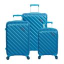 Travelspace Premium 3 Piece Set Luggage with 3 Dial Combination Lock & Spinner Wheels...