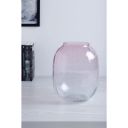 TREASURES by Shoppers Stop Glass Fluted Glass Vase Big - Pink...