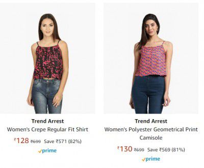 Trend Arrest Women's Shirt Upto 86% Off