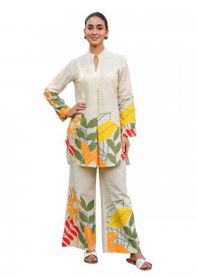 TRENDMALLS Women's Cotton Digital Printed Co Ords Set for Women