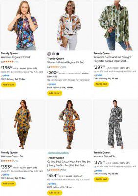 Upto 93% OFF - Trendy Queen Womens Clothing | Starts At Rs 150