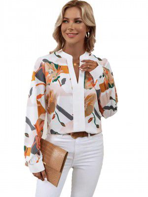 Trendy Queen Women's Printed Regular Fit Top