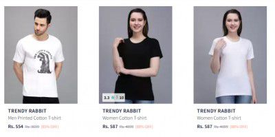 Trendy Rabbit Tshirts Upto 90% Off