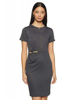 TRENDYOL Womens Cotton Pencil Midi Dress