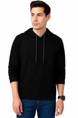 Trendz Mens Hoody Solid Cotton Lightweight Regular Fit Soft Hoodies Hooded Sweatshirt