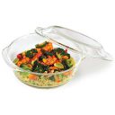 Treo by Milton 2000 Round Borosilicate Glass Casserole, Bake N Serve Deep Round, 1 Piece, 2000ml...