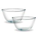 Treo by Milton Borosilicate Mixing Bowl Set of 2, 1000 ml...