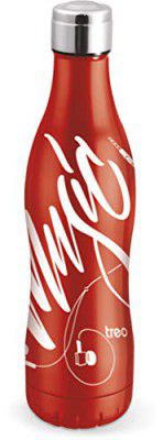 Treo by Milton Campa Pop 750 Thermosteel Hot or Cold Water Bottle, Red, 700 ml