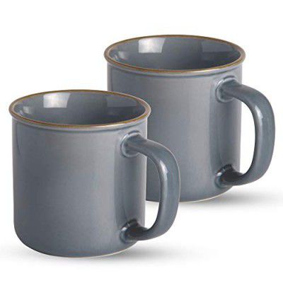 Treo by Milton Glare Mug, 240 ml, Set of 2, Grey