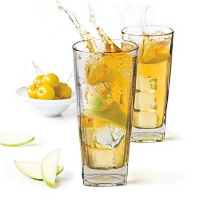 Treo by Milton Iris Glass 280 ml 6 Pcs Set, Transparent