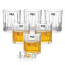 Treo by Milton Linea Whiskey Glass Set of 6 I Premium Glass Tumbler for Bourbon, Scotch & Cocktails I 340 ml...