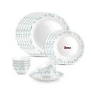 Treo by Milton Opalware Aurelia Murel Dinner Set of 18 | Serving for 6...