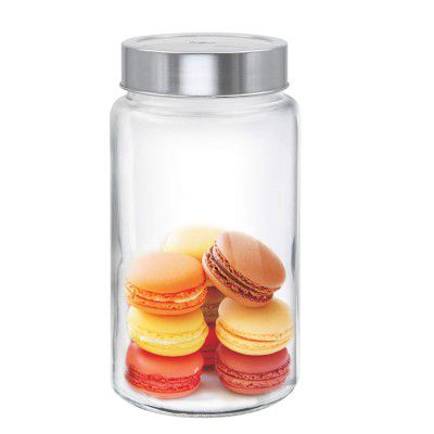 Treo By Milton Radius Glass Jar, 1000 ml, Transparent 