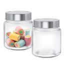 Treo By Milton Radius Glass Jar, Set of 2, 580 ml Each...