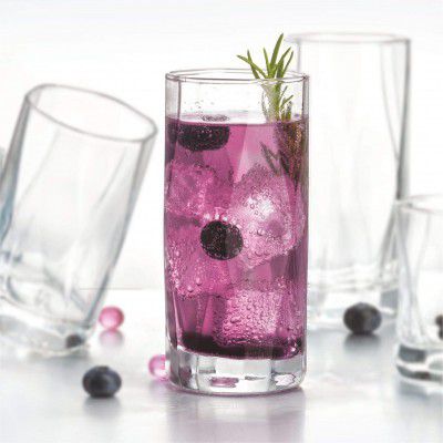 Treo by Milton Spartan Glass 350 ml 4 Pcs Set, Transparent