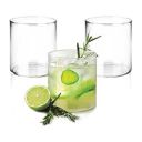 Treo by Milton Vector Borosilicate Glass Tumbler, Set of 3, 210 ml Each, Transparent...